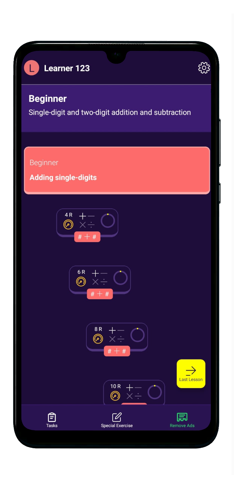 For the Learner screenshot